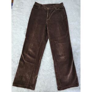 Women's Style&Co. brown straight leg corduroy light‎ pants size 10